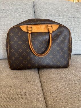 Louis Vuitton Monogram Dome Handbag - Brown & Tan